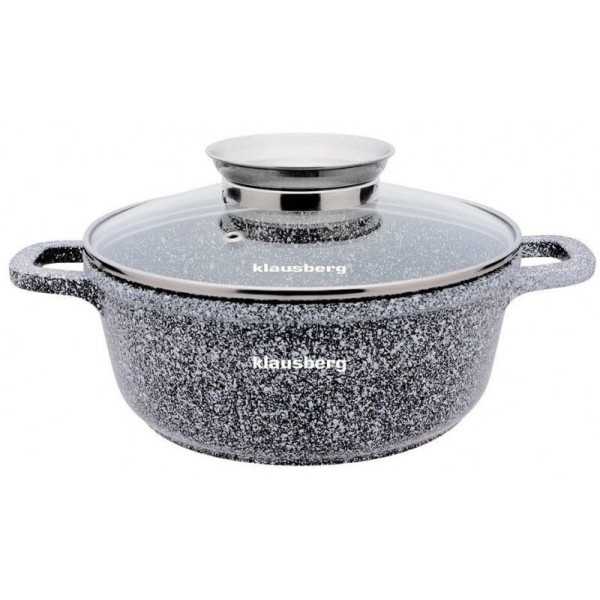 Garnek Klausberg KB-7520 marmurowy 2,3L 20cm do gotowania i duszenia