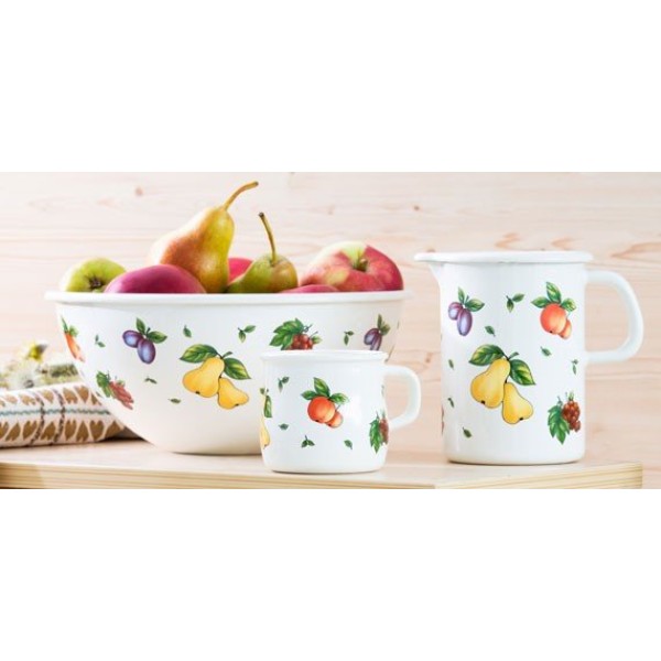 Garnek tradycyjny RIESS Fruit Garden wysoki 1,5 l Ø16 cm do gotowania