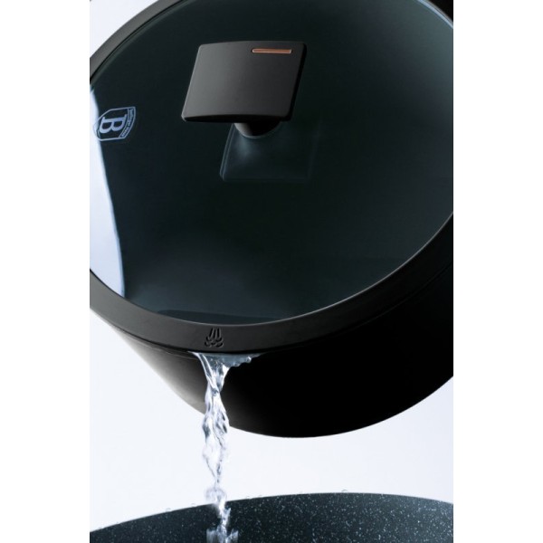 Каструля Berlinger Haus BH-7086 Monaco, титанова 20 см — для варіння та тушкування на плиті