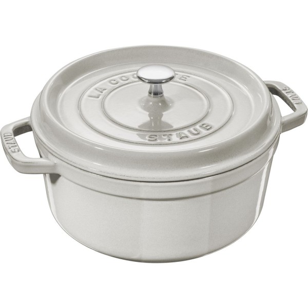 Гарячий каструля Staub La Cocotte чавунна кругла 1.7 л, трюфельний