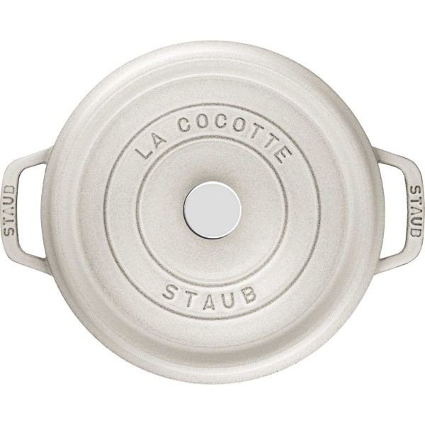 Гарячий каструля Staub La Cocotte чавунна кругла 1.7 л, трюфельний