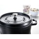 Гарнець традиційний Staub La Cocotte 1.2 л круглий чавунний чорний для приготування