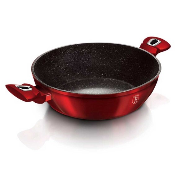 Garnek Berlinger Haus Metallic Burgundy Line BH-1263 3.8L 28cm do gotowania na kuchence