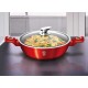 Garnek Berlinger Haus Metallic Burgundy Line BH-1263 3.8L 28cm do gotowania na kuchence