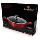 Garnek Berlinger Haus Metallic Burgundy Line BH-1263 3.8L 28cm do gotowania na kuchence