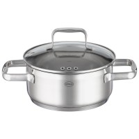 Каструля, RÖSLE, CHARM низька 20 см з кришкою — для щоденного приготування страв