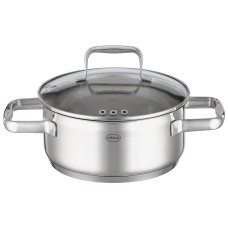 Garnek niski ROESLE CHARM 20 cm z pokrywą — garnek tradycyjny do gotowania