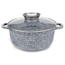Garnek marmurowy Zilner ZL-7074 6,8L/28cm idealny do duszenia i gotowania potraw