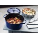 Garnek tradycyjny Staub La Cocotte, żeliwny okrągły 6,7 l, niebieski