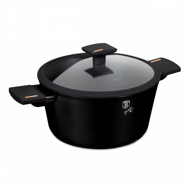 Каструля Berlinger Haus BH-7087 Monaco, титанова 24 см — для щоденного приготування страв