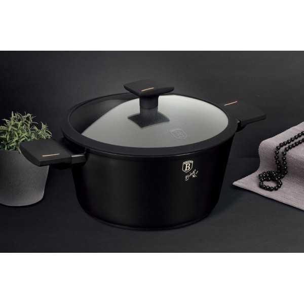 Каструля Berlinger Haus BH-7087 Monaco, титанова 24 см — для щоденного приготування страв