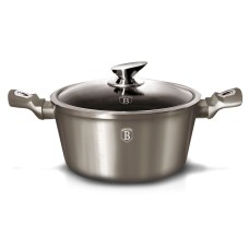 Гарнірка Berlinger Haus Metallic Line Carbon BH-1236-N 6,5л 28см для варіння і тушкування