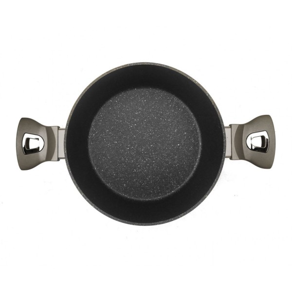 Гарнірка Berlinger Haus Metallic Line Carbon BH-1236-N 6,5л 28см для варіння і тушкування