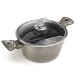 Гарнірка Berlinger Haus Metallic Line Carbon BH-1236-N 6,5л 28см для варіння і тушкування