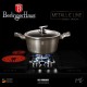Гарнірка Berlinger Haus Metallic Line Carbon BH-1236-N 6,5л 28см для варіння і тушкування
