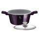 Каструля традиційна Berlinger Haus Purpe Eclipse BH-6629, титанова, 24 см, 4.1 л для приготування їжі
