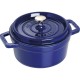 Кухонний традиційний каструля Staub La Cocotte, чавунна кругла 2,6 л, синя