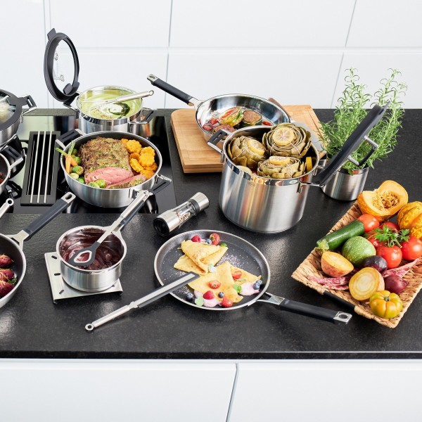 Garnek tradycyjny RÖSLE Silence Pro 24 cm wysoki do gotowania