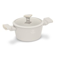 Garnki tradycyjne FashionTV FTV-0068 — garnek 20 cm z pokrywką, Matte Cream Gold Collection