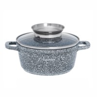 Кухонний каструля Klausberg KB-7519 з мармуровим покриттям 1,3 л 16 см для приготування їжі