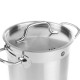 Garnek tradycyjny Hendi Profi Line niski 2,8 l z pokrywką śr. 200 mm x 90 mm - do gotowania potraw