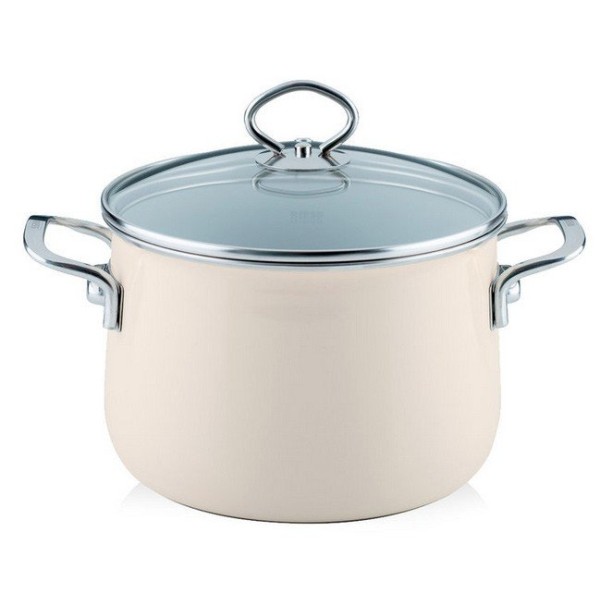 Garnek wysoki, Riess Avorio 2.0 l (Ø16 cm) z pokrywą — garnki tradycyjne