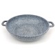 Wok Garnek Zilner ZL-7070 Marmurowy 5.5L 32cm do smażenia i duszenia potraw