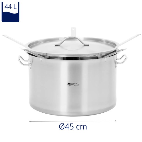 Garnek tradycyjny 45 cm 44 l do gotowania makaronu z 5 wkładami