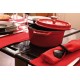 Гарячий чавунний казан Staub La Cocotte 6.7 л, круглий, для приготування страв