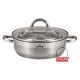 Garnek stal nierdzewna Zilner ZL-7405 6.0L 28cm do gotowania i duszenia