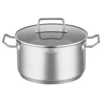 Каструля, RÖSLE, Expertiso 24 см з кришкою — висока традиційна каструля для варіння та тушкування