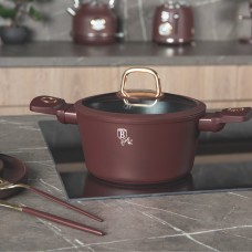 Garnek tradycyjny BerlingerHaus Leonardo BH-8040, 20 cm z pokrywką