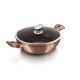 Garnek Wok Berlinger Haus Metallic Line BH-1519N 28cm 3.8L Rose Gold do smażenia i duszenia potraw