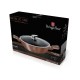Garnek Wok Berlinger Haus Metallic Line BH-1519N 28cm 3.8L Rose Gold do smażenia i duszenia potraw