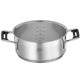 Garnek tradycyjny RÖSLE Silence Pro 20 cm niski do duszenia i gotowania