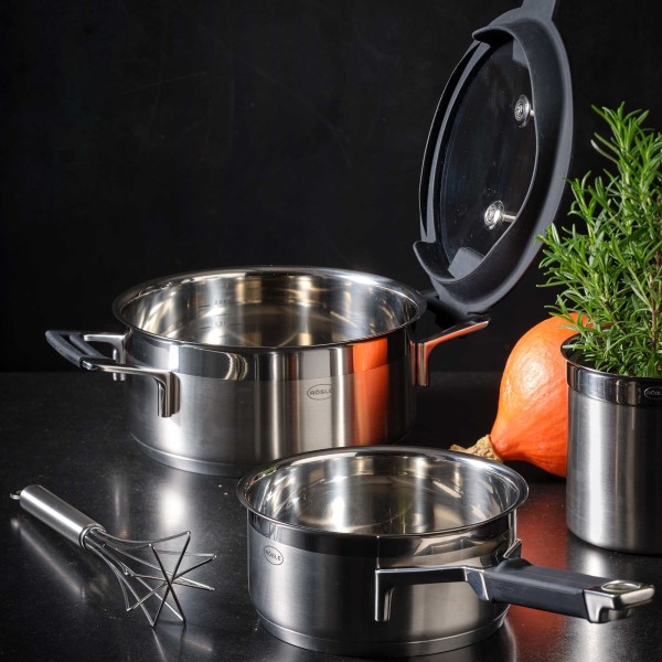 Garnek tradycyjny RÖSLE Silence Pro 20 cm niski do duszenia i gotowania