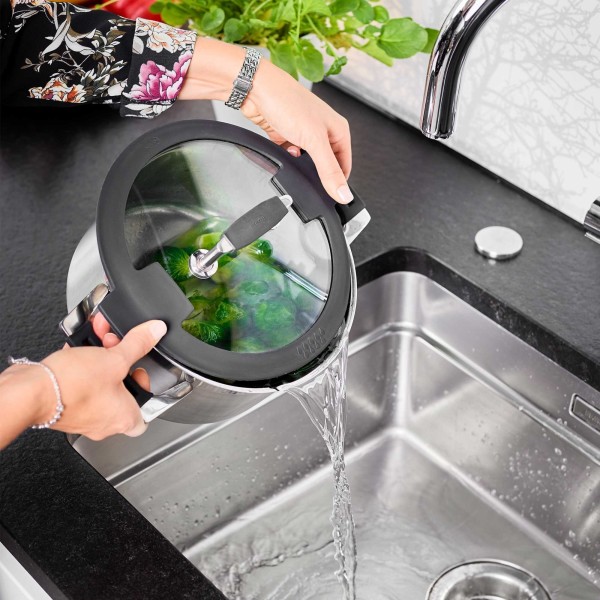 Garnek tradycyjny RÖSLE Silence Pro 20 cm niski do duszenia i gotowania