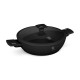 Garnki tradycyjne Berlinger Haus BH-8185 Matte Black Collection garnek płytki 3,8 l z pokrywką 28 cm
