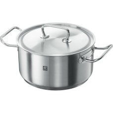 Гарний традиційний каструля Zwilling Twin Classic низька з кришкою 4,5 л для приготування страв