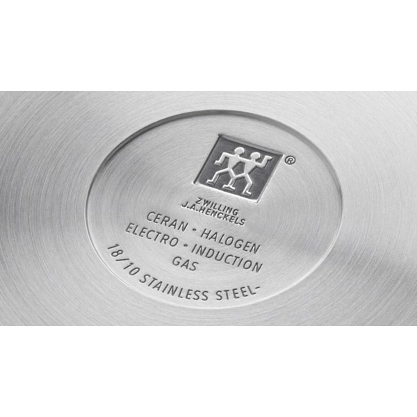 Гарний традиційний каструля Zwilling Twin Classic низька з кришкою 4,5 л для приготування страв