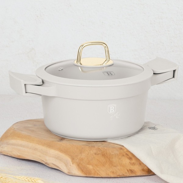 Garnek tradycyjny BerlingerHaus BH-7786 Sahara Collection 20 cm z pokrywką