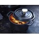 Гарячий горщик Staub Mini Cocotte з емальованого чавуну 250 мл, для приготування порційних страв, чорний