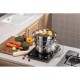 Garnek parowy Klausberg KB-7732 zestaw 4 el. do gotowania na parze 22 cm