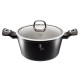 Каструля Berlinger Haus Black Silver 4.1 л 24 см для приготування їжі BH-1852