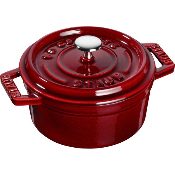 Гарнір традиційний Staub Mini Cocotte, міні чавунний окремий горщик 250 мл, гранатовий