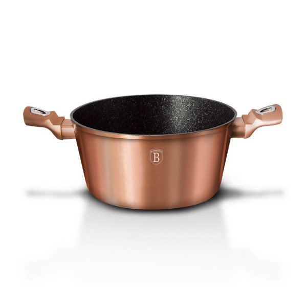 Кухонний каструля Berlinger Haus Metallic Line BH-1514-N, 2.5 л, 20 см, рожеве золото