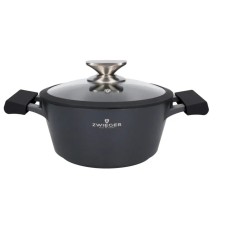 Garnek Zwieger Black Stone 24cm 3,5L do gotowania z pokrywką