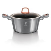 Класичний каструля Berlinger Haus Moonlight BH-6013, 28 см, 6.1 л, для приготування їжі