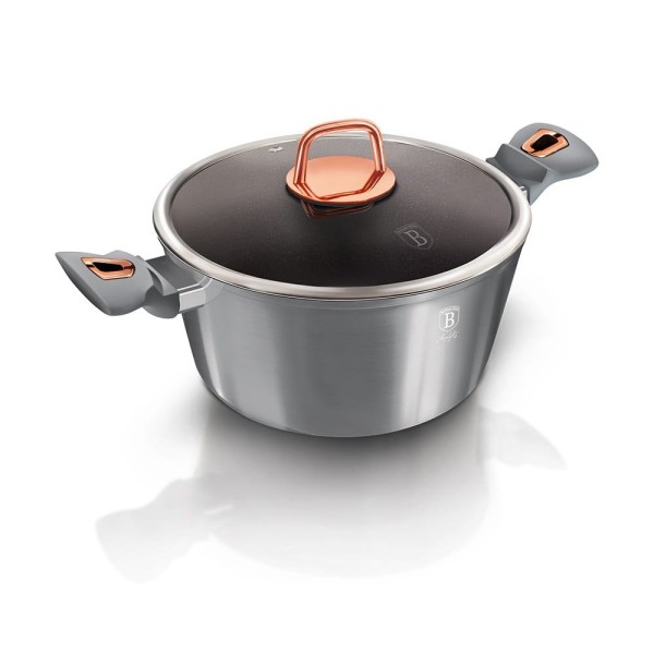 Класичний каструля Berlinger Haus Moonlight BH-6013, 28 см, 6.1 л, для приготування їжі