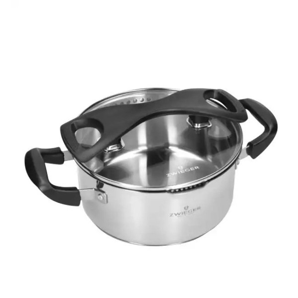 Garnek z cedzakiem ZWIEGER GABRO 24cm do wygodnego gotowania i odcedzania